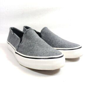 Keds Womens Gray Slip-On Sneakers Size 11 Casual Shoes
